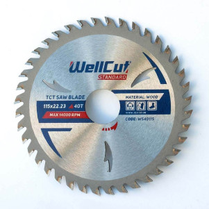 Пиляльний диск WellCut 115x22,23 мм, 40Т