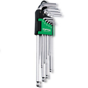 Набір шестигранників дюймових TOPTUL 1/16"-3/8" 9 шт GBAL0901