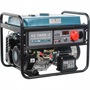 Трифазний бензиновий генератор Konner & Sohnen KS 7000E-3 (5 кВт, 3ф~)