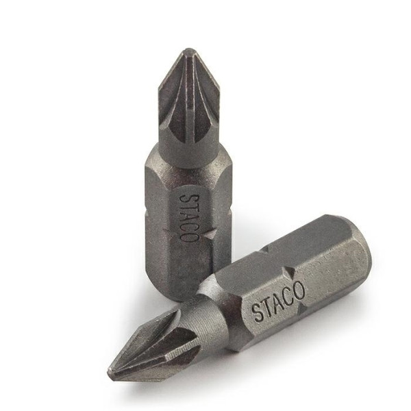 Картинка - Бита 1/4 "дюйма PZ3x25мм 2 шт. (20806.STACO)