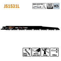 Пила сабельная L = 240 I = 220 H = 19 K = 1,50 TS = 5 5 (JS1531L-5)