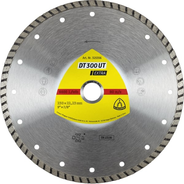 Картинка - Алмазный диск Klingspor DT 300 UT EXTRA (325355)