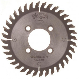 Пила F = 20 Z = 24 K / P = 3,2 / 2,2 PH: 3 / M4 / 35 + 3 / M4 / 35 PIANO SCM PDA