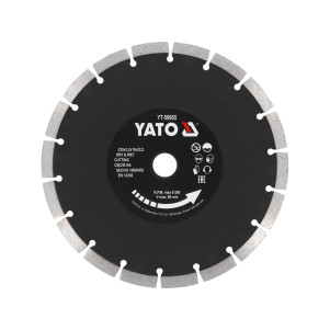 Диск отрезной алмазный по бетону YATO 230x2.2x10x22.2 мм YT-59965