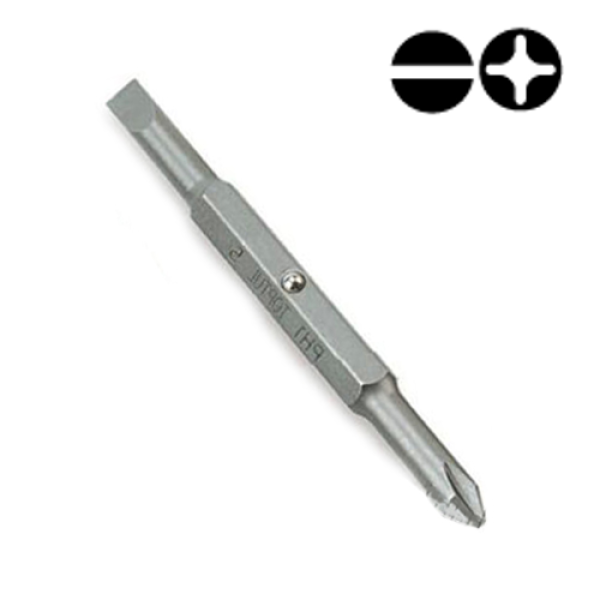 Фото - Біта двостороння TOPTUL 1/4" PH2хSL6 L75 мм FKAA0206