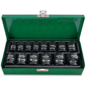 Набор головок дюймовых ударных TOPTUL 1/2" 14 шт GEAD1401