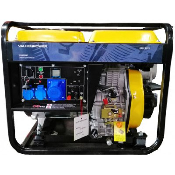 Картинка - Генератор дизельный ITC Power DG6000E