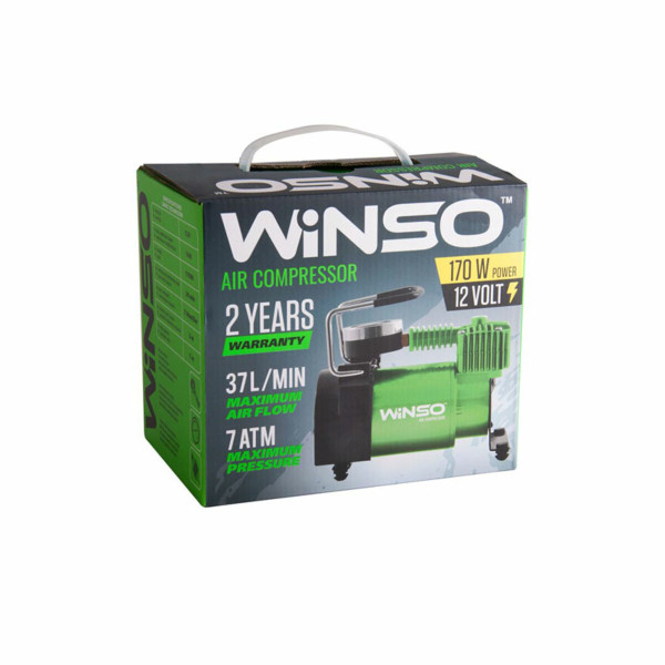 Фото - Компресор автомобільний Winso 7 Атм 37 л/хв 170 Вт