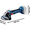 Картинка 3 - Аккумуляторная дрель-шуруповерт Bosch GSR 18V-50 + болгарка Bosch GWS 180-LI + АКБ 2 А/час, 5 А/час + XL-BOXX (0615990M47)
