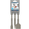 Фото 1 - Набір зубил Bosch PRO SDS plus-4C, гостростроконечне 140 мм; плоске 20x140 мм; лопаткове 40x140 мм, 3 шт.