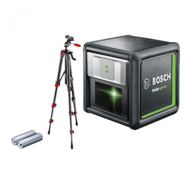 Фото - Лазерний нівелір Bosch Quigo Green Set