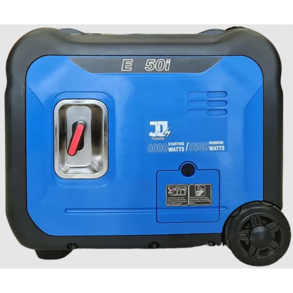 Картинка - Бензиновый генератор JJ POWER E50I инверторный в шумозащитном корпусе