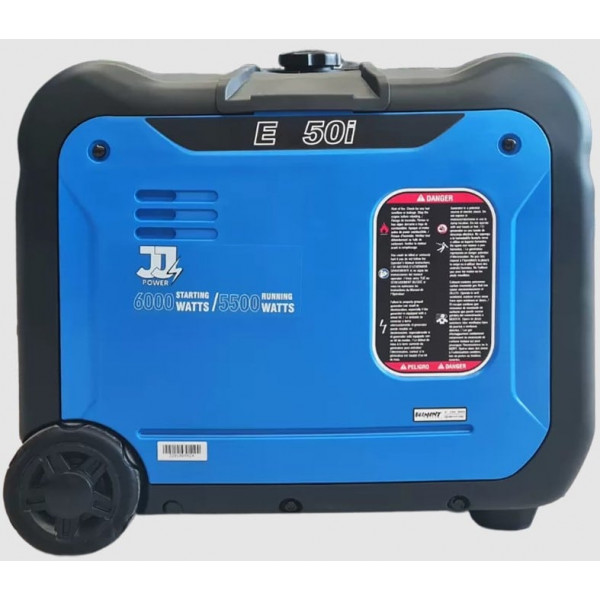 Картинка - Бензиновый генератор JJ POWER E50I инверторный в шумозащитном корпусе
