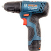 Фото 4 - Шуруповерт акумуляторний Bosch GSR 120-LI + GLI 12V-300
