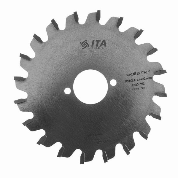 Картинка - Пила ITA TOOLS D=100 F=22 Z=20 K/P=2,4/1,6 PH:2/4/30 ALT негатив.6 RH PKA.100022020.N0A