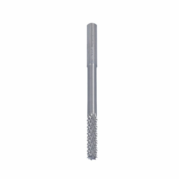 Картинка - Фреза ITA TOOLS типа "кукуруза" D=4 I=18 L=60 S=4 RH со стружколомом, редукция для 23 мм, для композитов CNR.04.018.060.04Rm