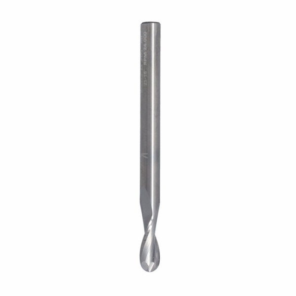 Картинка - Фреза ITA TOOLS VHM Z2 D=5 I=12 L=60 S=5 RH чистовая, радиус R=2,5 для алюминия SQ31.05.012.060.05R