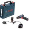 Фото 9 - Шуруповерт акумуляторний Bosch GSR 120-LI + GLI 12V-300