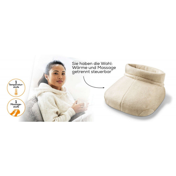 Картинка - Электрогрелка для ног с массажем шиацу Beurer FWM 50