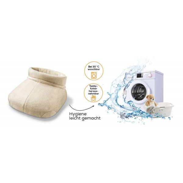 Картинка - Электрогрелка для ног с массажем шиацу Beurer FWM 50