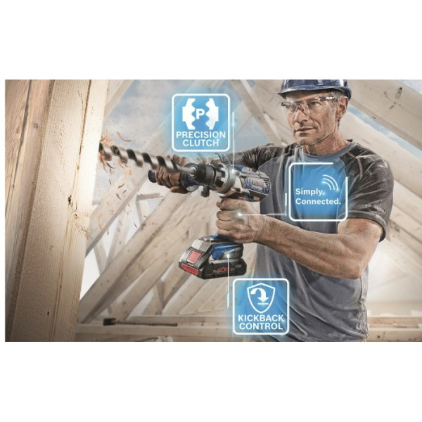Фото - Акумуляторний ударний дриль-шуруповерт Bosch GSB 18V-110 C