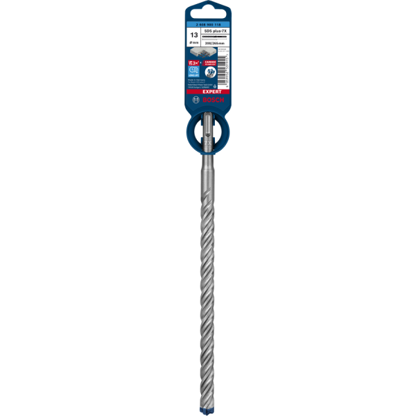 Картинка - Бур по железобетону BOSCH EXPERT SDS Plus-7X 13x200x265 мм