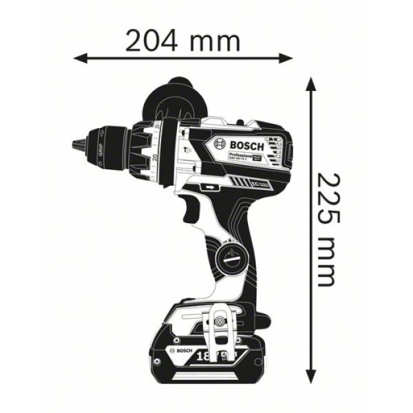 Фото - Акумуляторний ударний дриль-шуруповерт Bosch GSB 18V-110 C