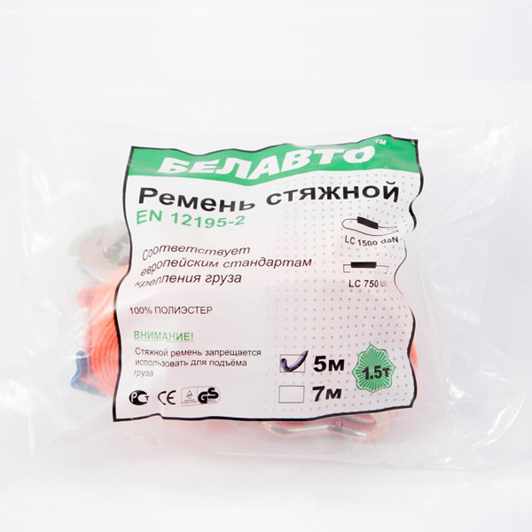 Фото - Стяжний ремінь Белавто BC15-5 1,5т, 5м