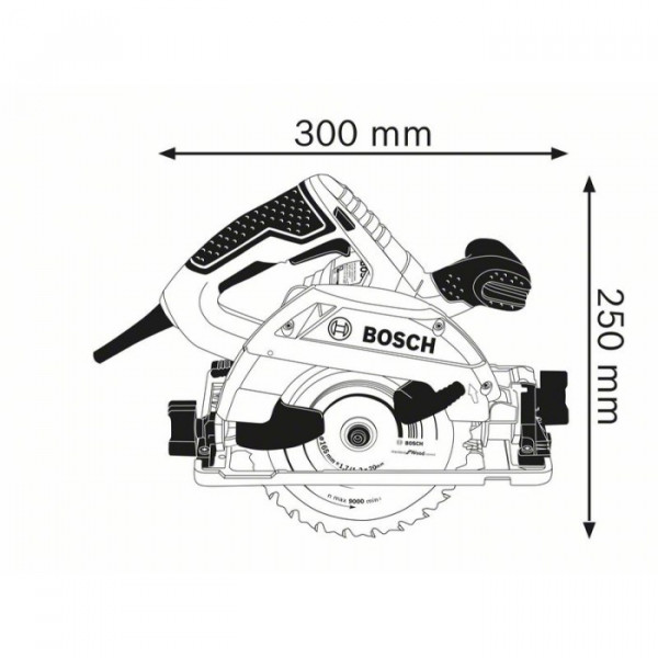 Фото - Циркулярна пила Bosch GKS 55+ GCE