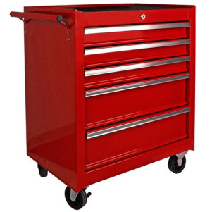 Візок інструментальний TORIN на колесах 5 секцій TBR-L4005-X