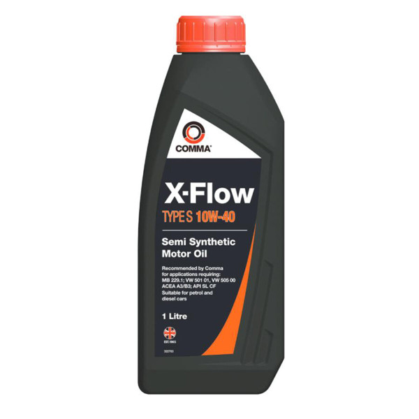 Картинка - Моторное масло Comma X-FLOW TYPE S 10W-40 1л