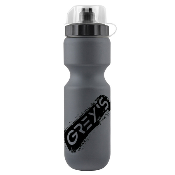 Фото - Велосипедна фляга Grey's 750мл сіра з мембраною та захисним ковпачком GR15880