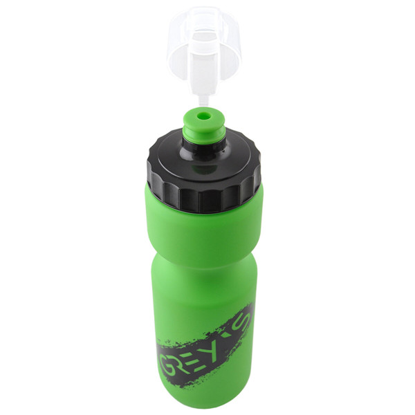 Фото - Велосипедна фляга Grey's 750мл зелена з мембраною та захисним ковпачком GR15800