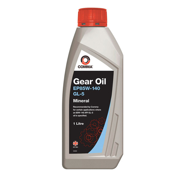 Картинка - Трансмиссионное масло Comma EP85W-140 GEAR OIL 1л