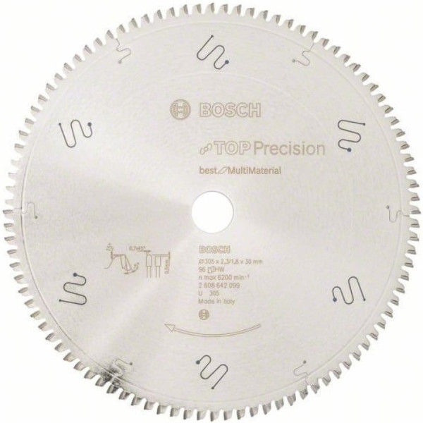 Картинка - Диск пильный Bosch Best for Multi Material 305х30х96Т (2608642099)