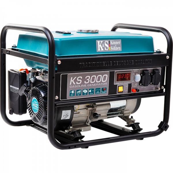 Картинка - Бензиновый генератор Konner & Sohnen KS 3000 (2.6 кВт)