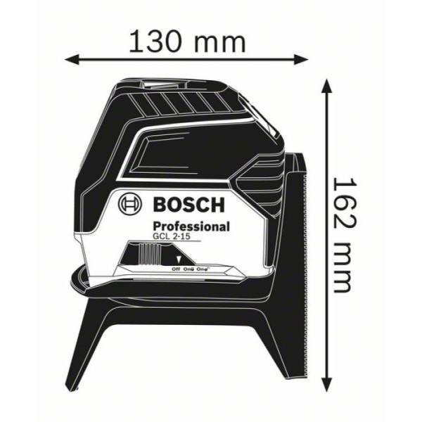Фото - Лазерний нівелір Bosch GCL 2-50 + LR6 + RM1 + BM