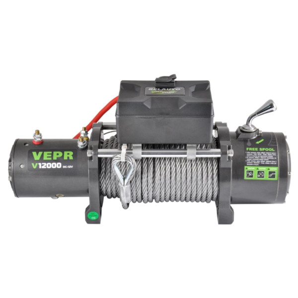 Фото - Лебідка BELAUTO VEPR 12000lbs (6.0hp/4.4kw; 265:1)