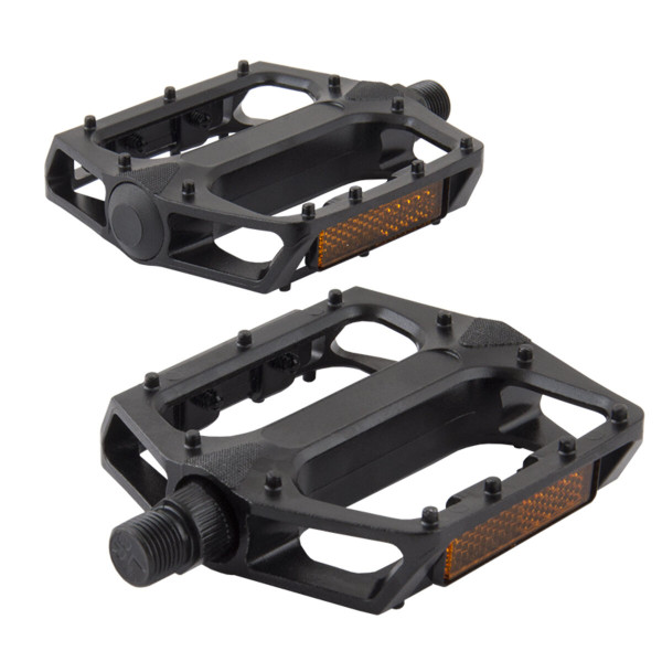 Картинка - Велосипедные педали Grey's из алюминиевого сплава, черные, 1 пара GR14120