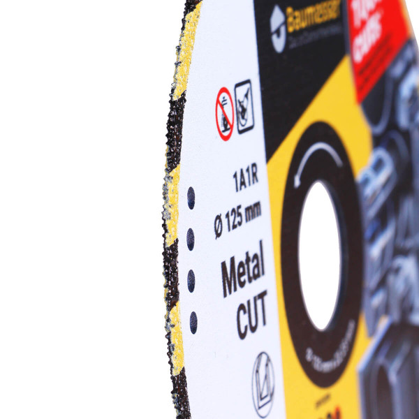 Картинка - Круг алмазный отрезной 1A1R V 125x1,5/1,2x2,5x22,23 Metal CUT