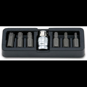 Набор бит TOPTUL TORX T25-T55 7 шт GAAT0705 Набор бит TOPTUL TORX T25-T55 7 шт GAAT0705
