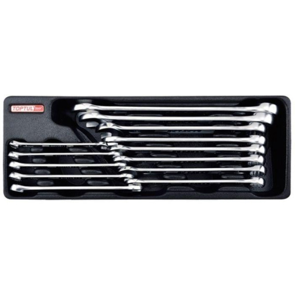 Фото - Набір ключів комбінованих дюймових TOPTUL 1/4"-5/16" мм 13 шт GBAT1304