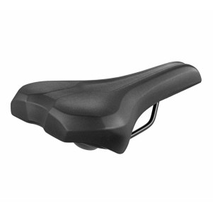 Седло велосипедное Selle Monte Grappa Mya, черное водонепроницаемое