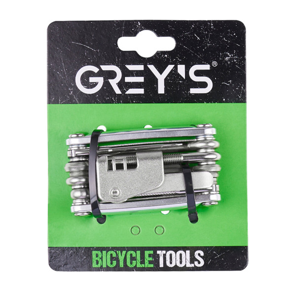 Фото - Мультитул Grey's 2/2.5/3/4/5/6/8мм, пласка викрутка/Philips, витискач ланцюга, лопатка