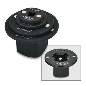 Набор магнитных переходников TOPTUL 1/4"-1" 4 шт GAAR0404