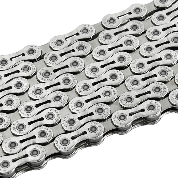 Картинка - Цепь велосипедная Grey's 9шв. SLA-H9 Silver, 116 звеньев