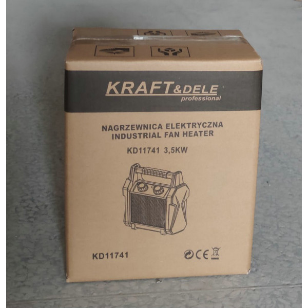 Картинка - Тепловентилятор электрический Kraft Dele KD11741