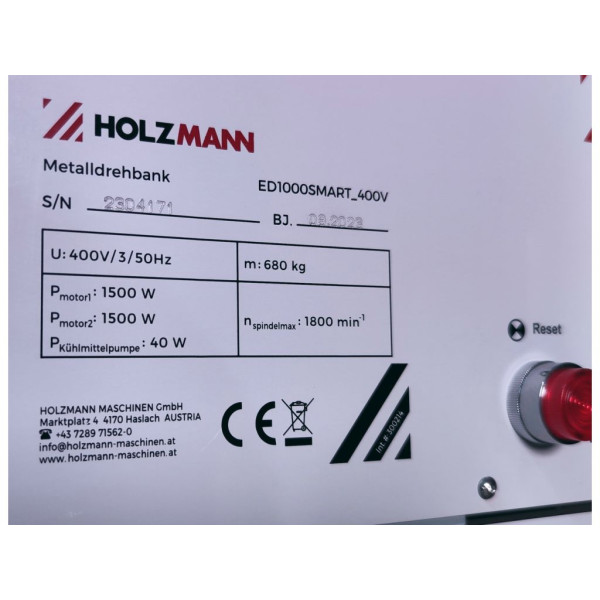 Картинка - Токарный станок Holzmann ED1000SMART