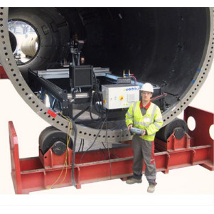 Пятиосевая мобильная машина с ЧПУ для вырезки отверстий и вваривания горловин в обечайки Promotech MCM-1000