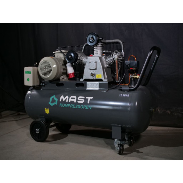 Картинка - Поршневой компрессор MAST TA65/100L 400V 12.5BAR